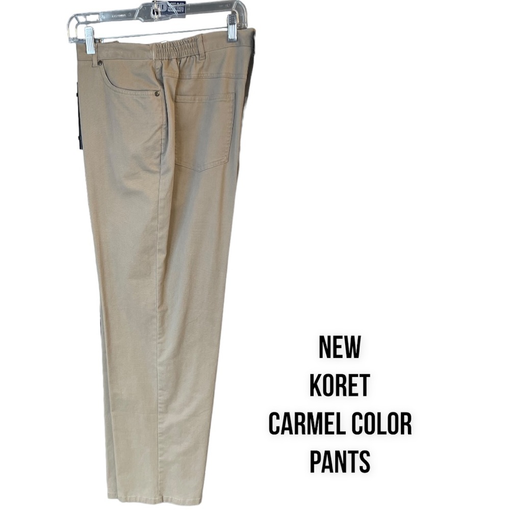 2/$25.00 KORET CARAMEL COLOR PANTS STYLE 07398